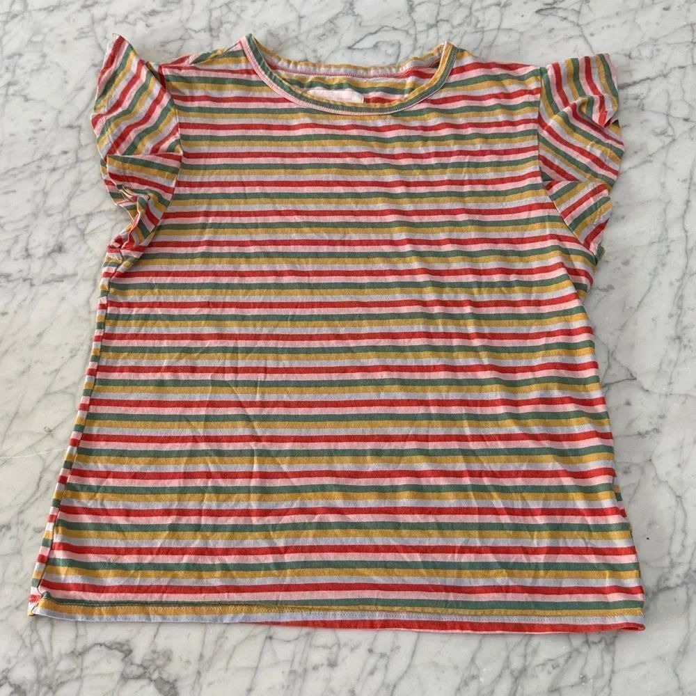 Ban.do Striped Tee Shirt Womens M